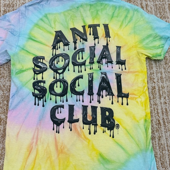 Anti Social Social Club Mind Melt Tee 'Tie Dye' - Picture 4 of 7